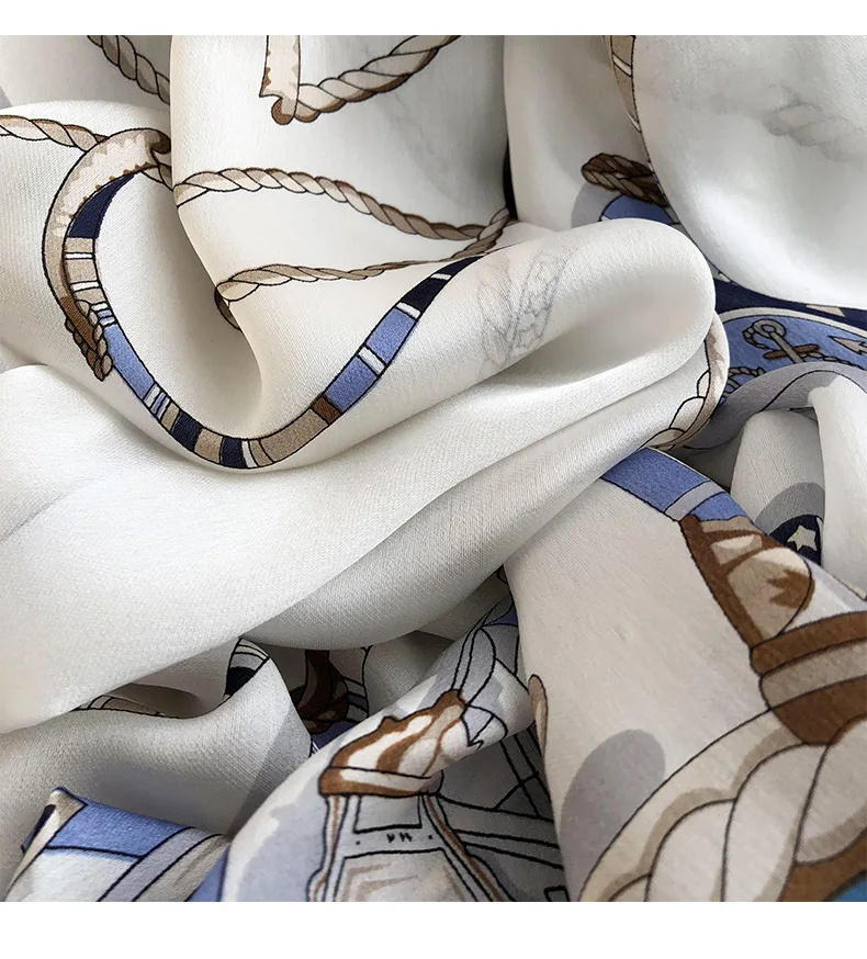 2025 Hangzhou 100% Natural Real Silk Scarf Women Bandana long Scarves Wrap Kerchief Luxury High Quality Hijab Echarpe pashmina