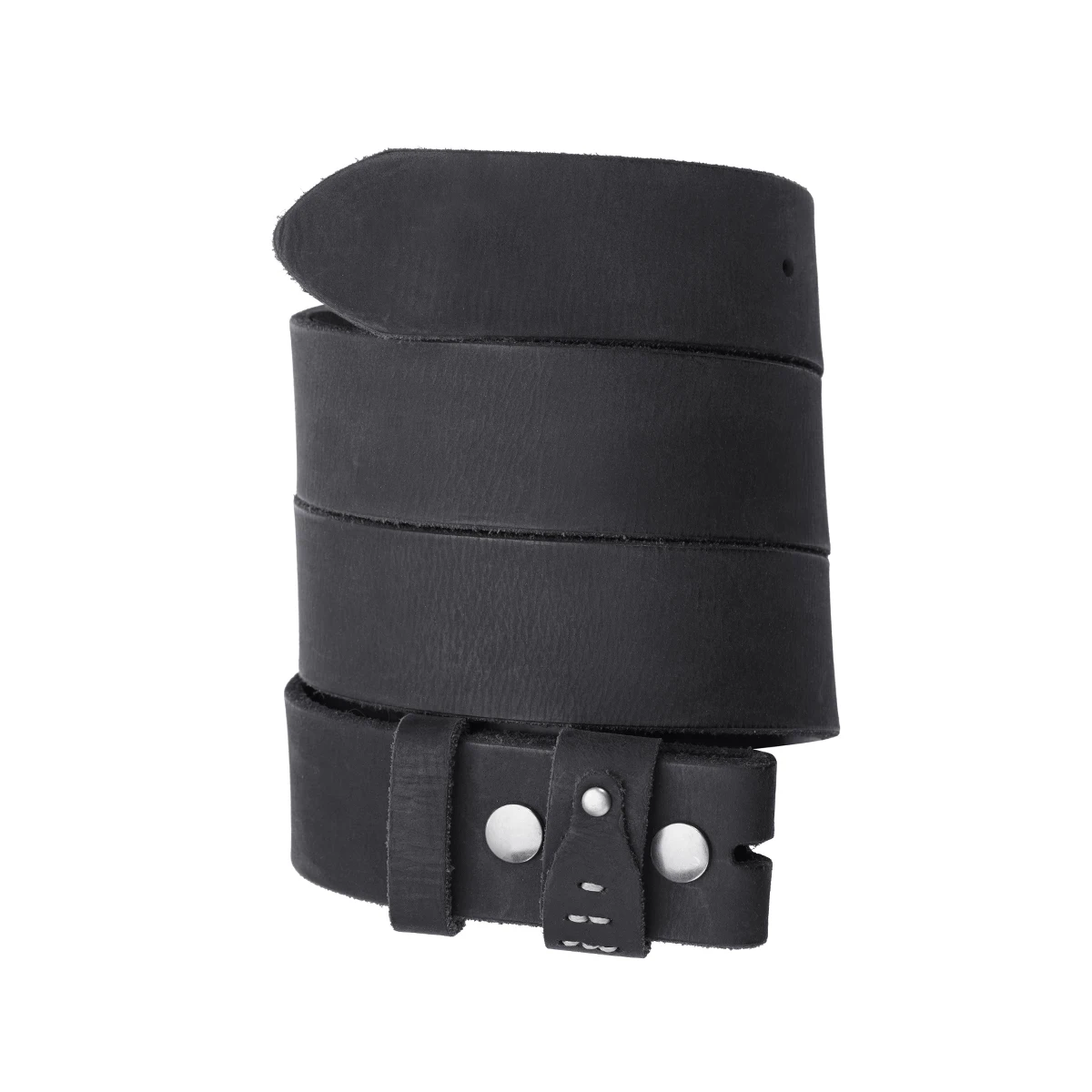 Retro 3.8cm Width Top Layer Cowhide Leather Belt for Men and Women Vintage No Buckle Casual Belts Fit Daily Wear