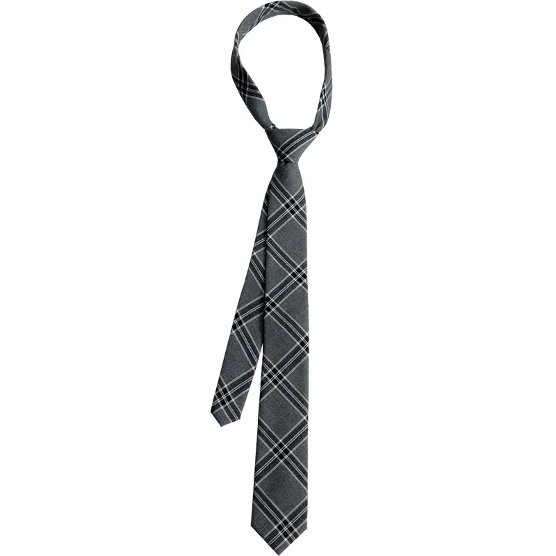 Brown Tie Men Shirt Gift Male Preppy College Style Coffee Stripe Retro Tie Decoration Jk Necktie Female Girly Kawaii Accessories