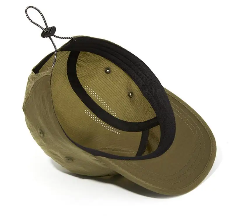 XXL Lightweight Solid Color Baseball Cap men's Women Quick Dry Duckbill Cap Soft Top Versatile Light Plate Five Piece Cap MZ086