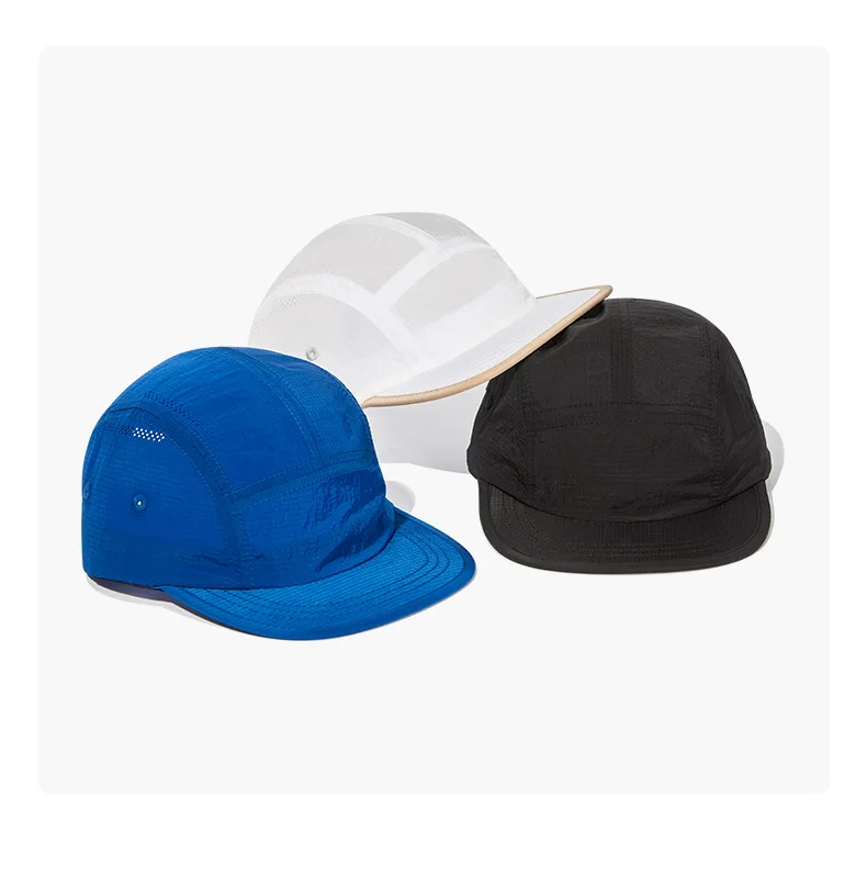 XXL Lightweight Solid Color Baseball Cap men's Women Quick Dry Duckbill Cap Soft Top Versatile Light Plate Five Piece Cap MZ086