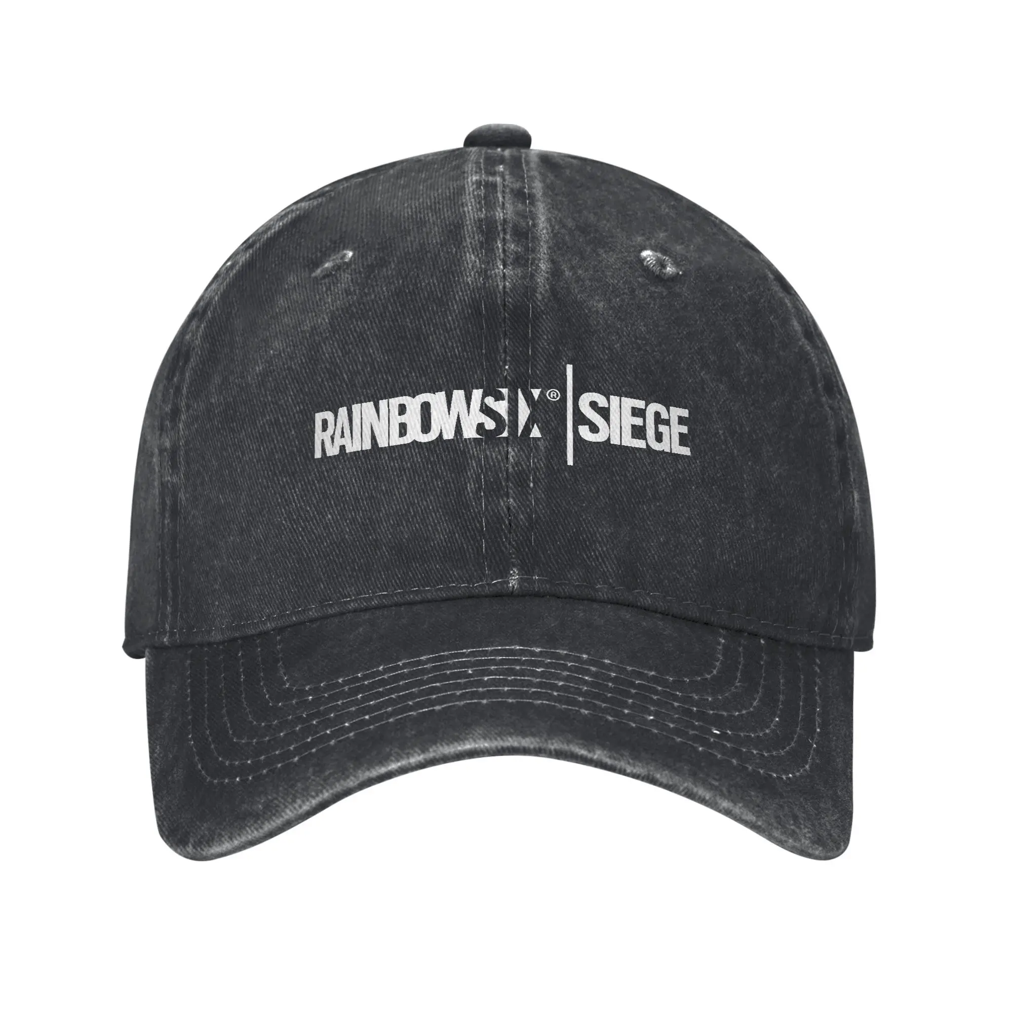 Rainbows Six Sieged Logo Casual Baseball Cap Summer Trucker Hot Sale Hunting Hip Hop Hats Men Adult Street Style Baseball Caps