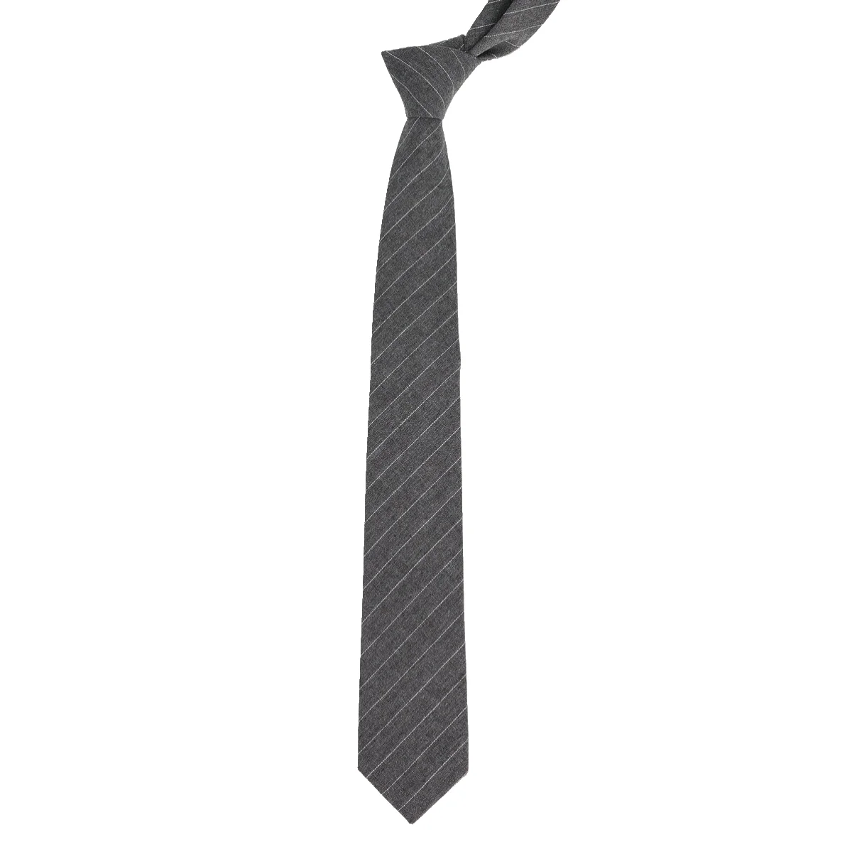 Mens Ties 6cm Classic Cotton Handmade Skinny Striped Neckties For Men Narrow Collar Slim Cashmere Casual Tie Accessories Gifts