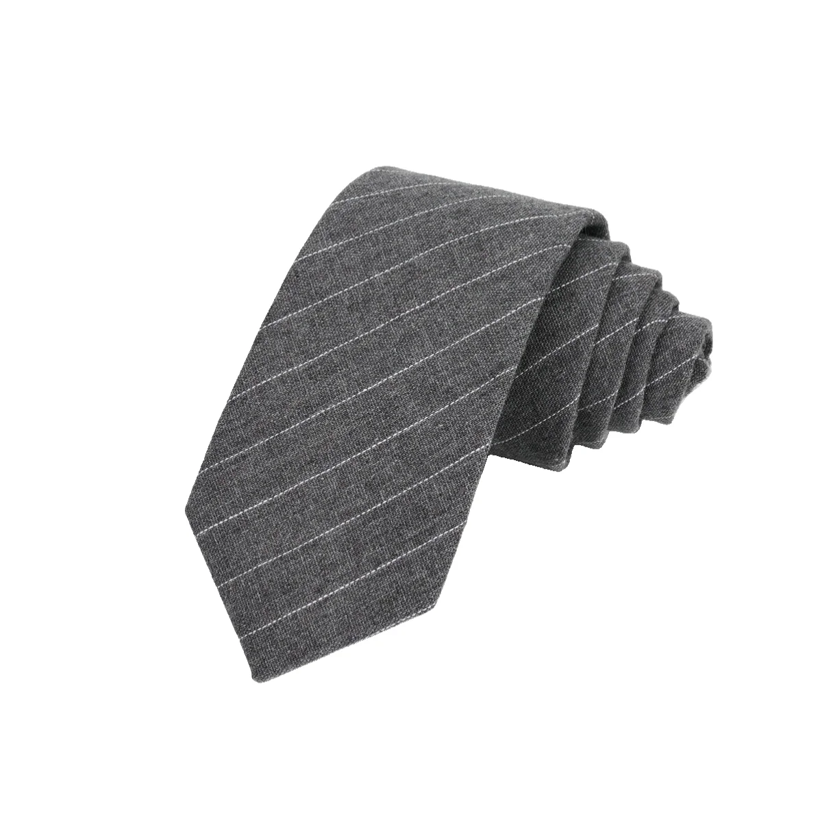 Mens Ties 6cm Classic Cotton Handmade Skinny Striped Neckties For Men Narrow Collar Slim Cashmere Casual Tie Accessories Gifts
