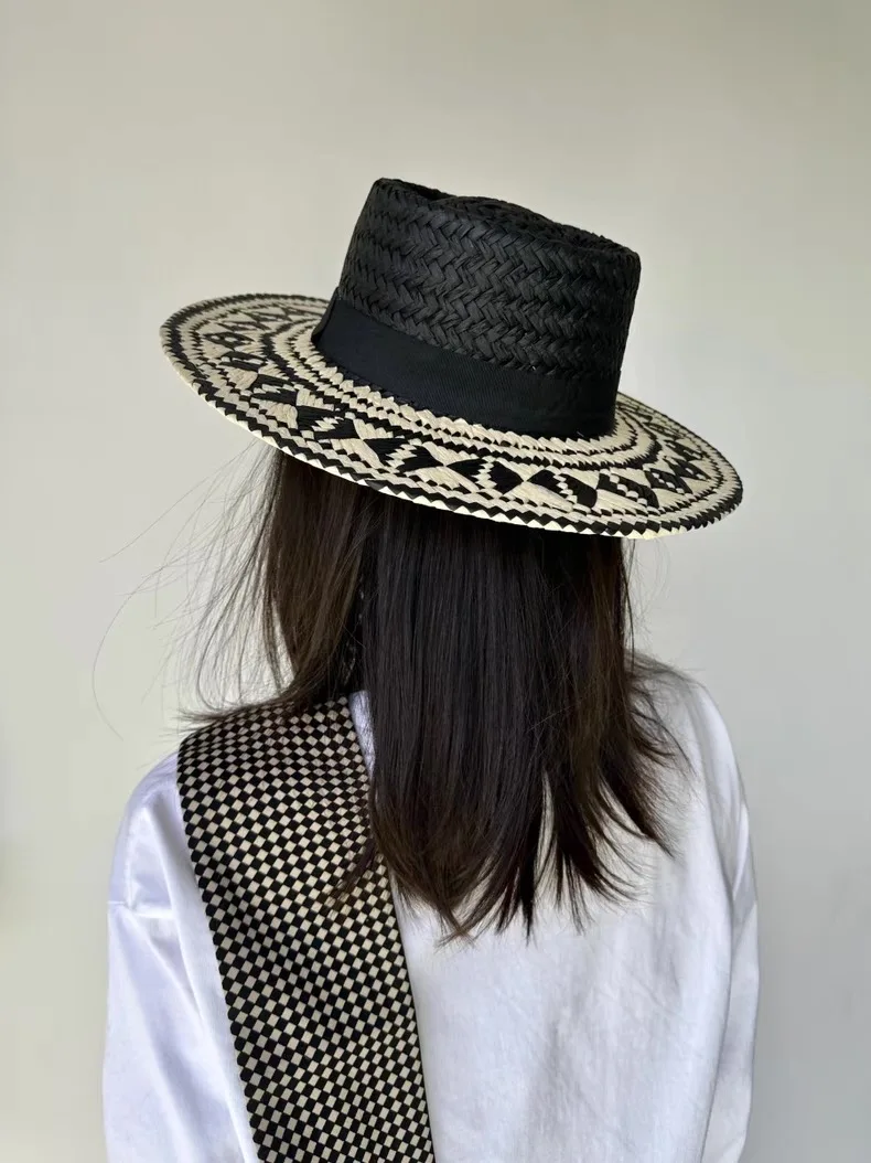 Vintage Fashion Summer Boho Style Casual Handmade Wide Brim Sun Hat For Women And Men Caps Vacation Beach Sun Hat Designer Hats