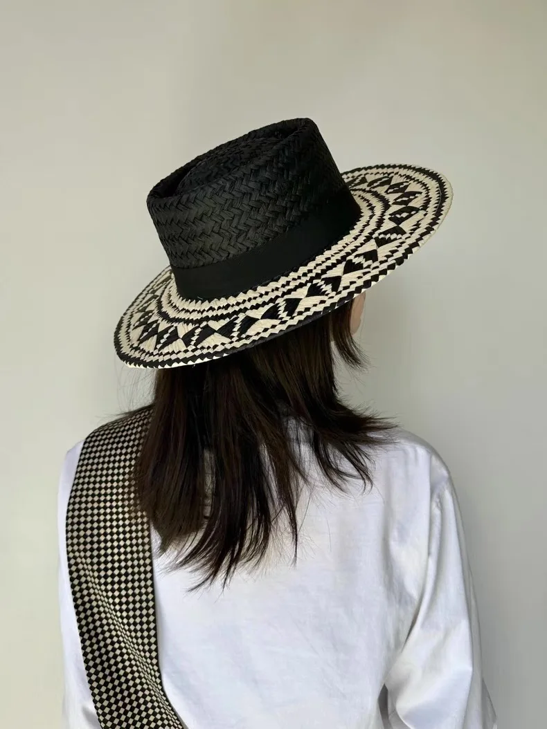 Vintage Fashion Summer Boho Style Casual Handmade Wide Brim Sun Hat For Women And Men Caps Vacation Beach Sun Hat Designer Hats