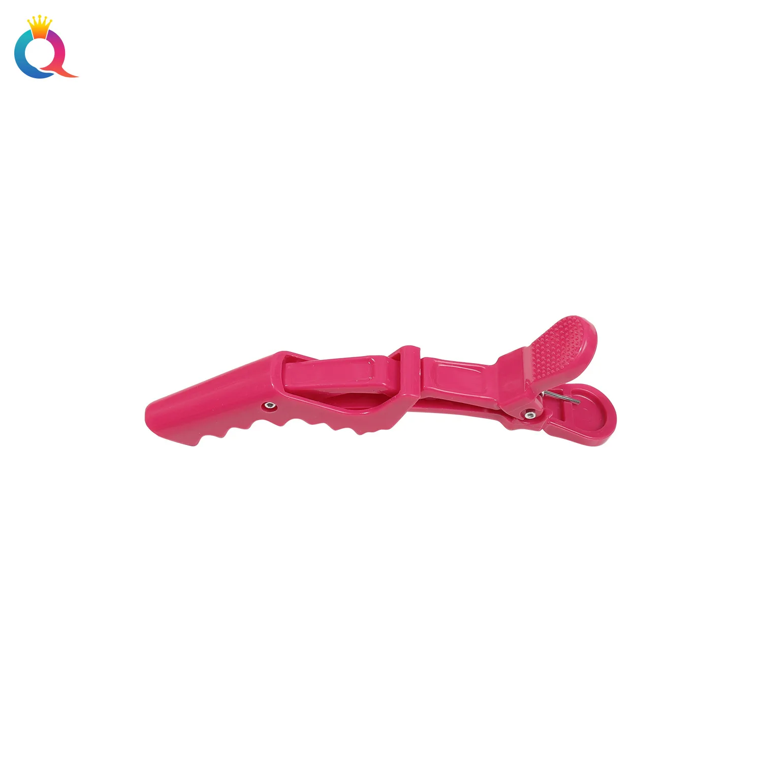6-Piece Set of Vivid Alligator Hair Clips Professional Hairdressing Grips for Salon Use Crocodile Hairpins Barber Supplies