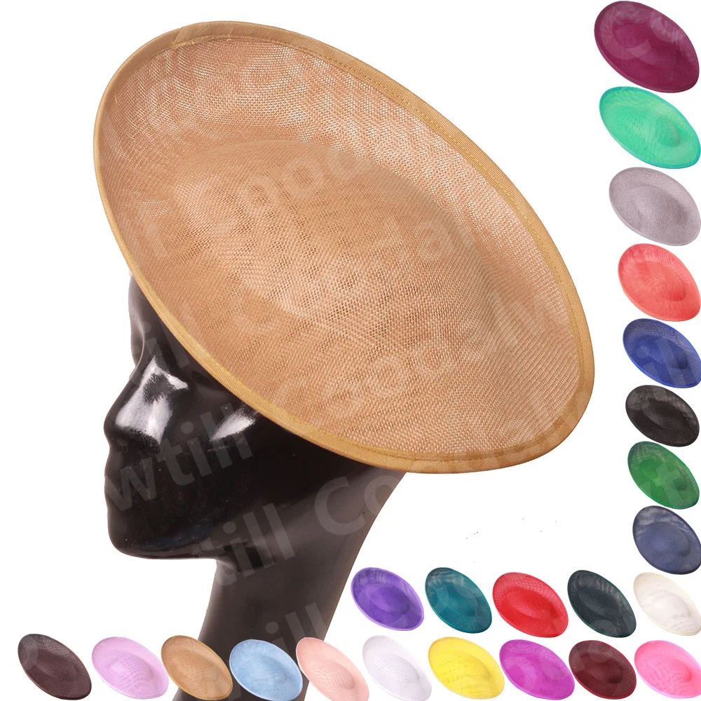 30CM Fascinator Base Make For Women Wedding Fascinator Hat DIY Hair Accessories Ladies Derby Headpiece Bride Millinery Caps