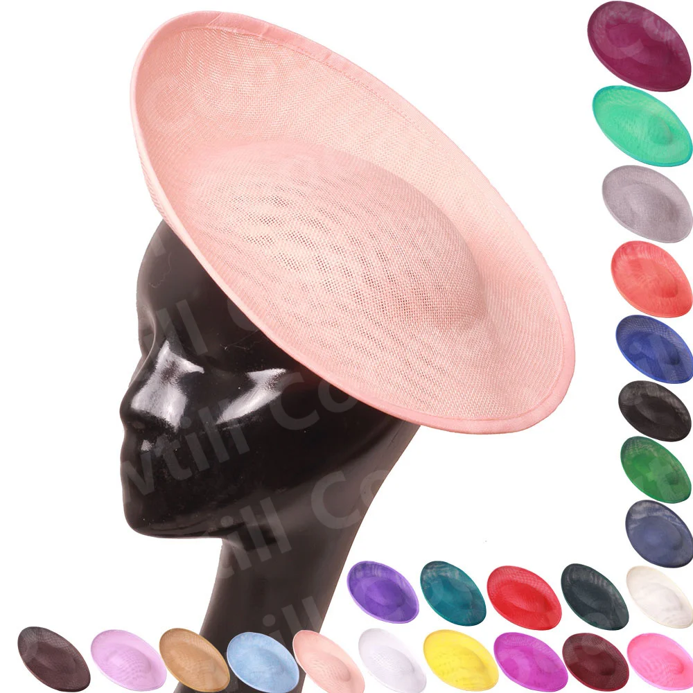 30CM Fascinator Base Make For Women Wedding Fascinator Hat DIY Hair Accessories Ladies Derby Headpiece Bride Millinery Caps