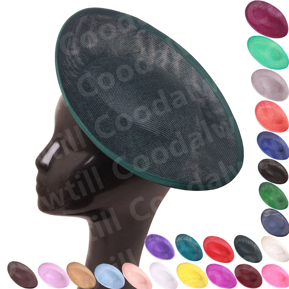 30CM Fascinator Base Make For Women Wedding Fascinator Hat DIY Hair Accessories Ladies Derby Headpiece Bride Millinery Caps