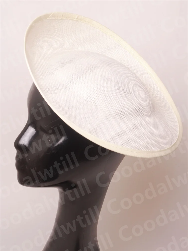 30CM Fascinator Base Make For Women Wedding Fascinator Hat DIY Hair Accessories Ladies Derby Headpiece Bride Millinery Caps