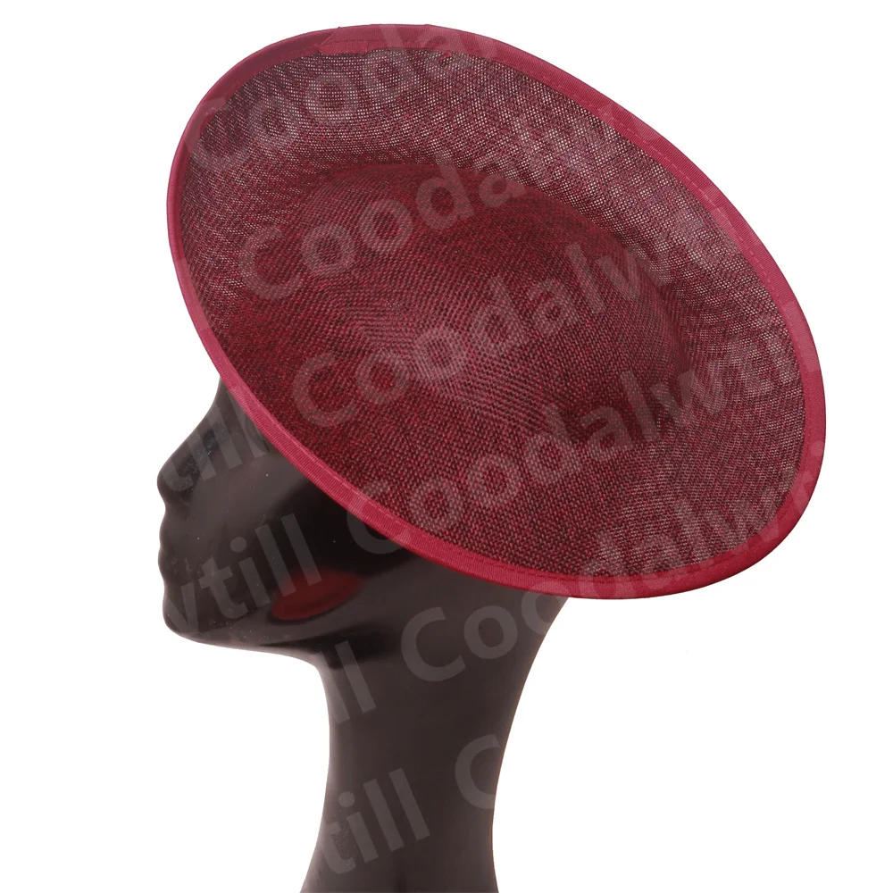 30CM Fascinator Base Make For Women Wedding Fascinator Hat DIY Hair Accessories Ladies Derby Headpiece Bride Millinery Caps