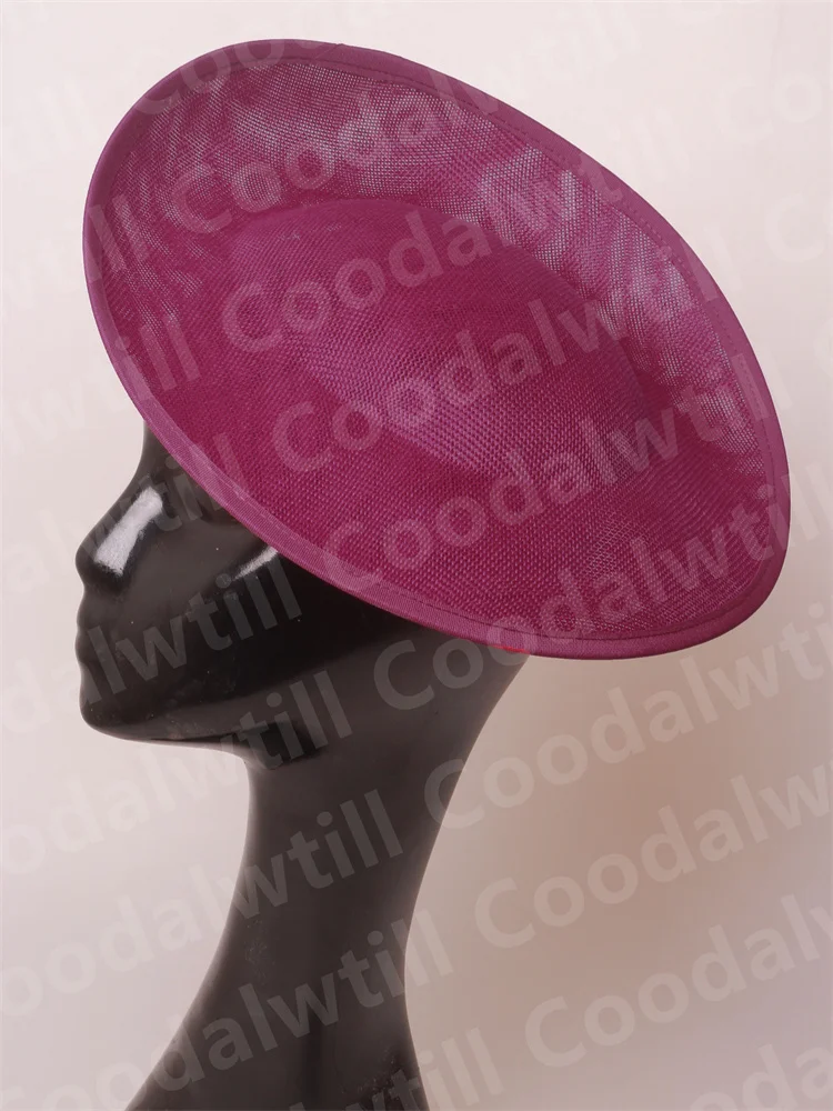 30CM Fascinator Base Make For Women Wedding Fascinator Hat DIY Hair Accessories Ladies Derby Headpiece Bride Millinery Caps