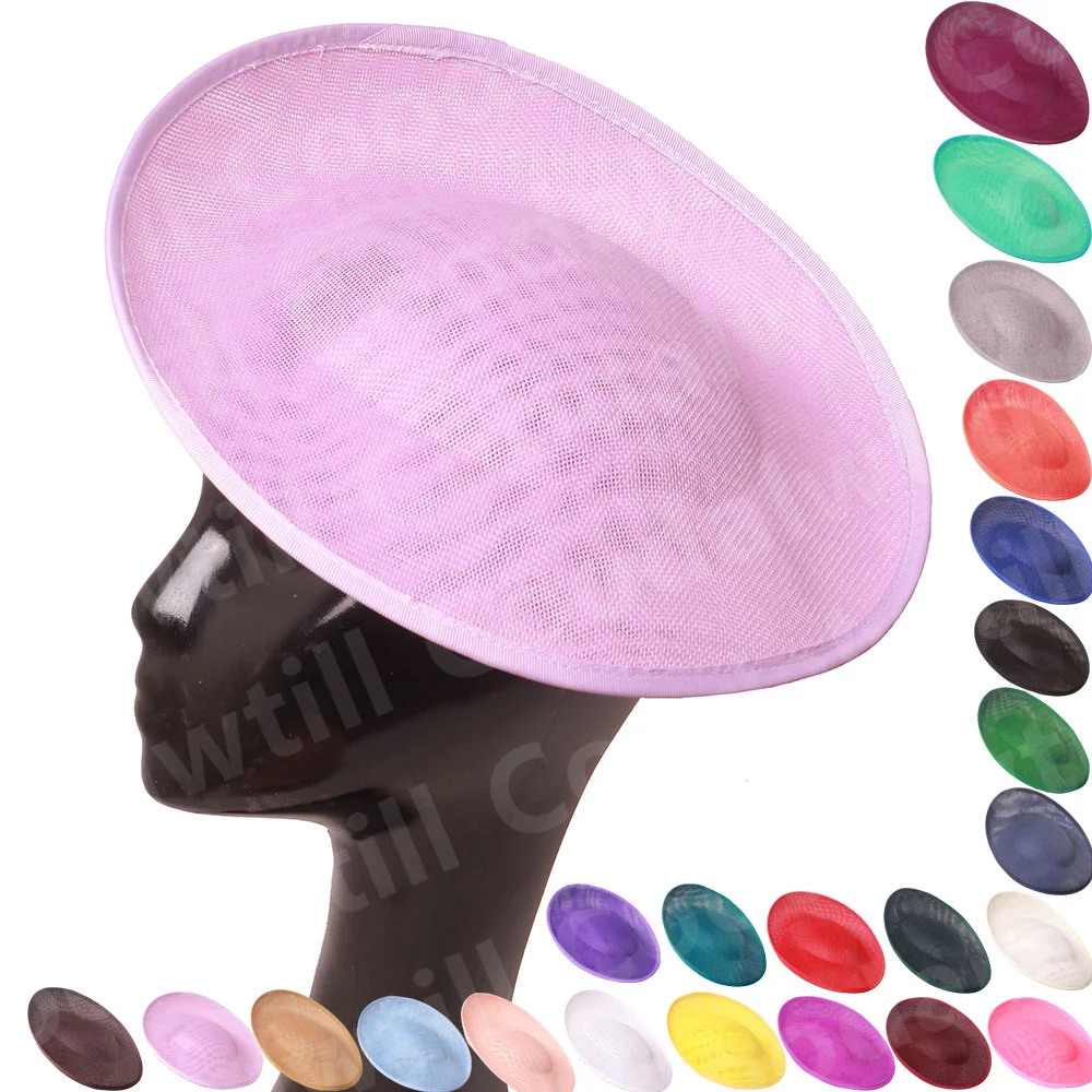 30CM Fascinator Base Make For Women Wedding Fascinator Hat DIY Hair Accessories Ladies Derby Headpiece Bride Millinery Caps