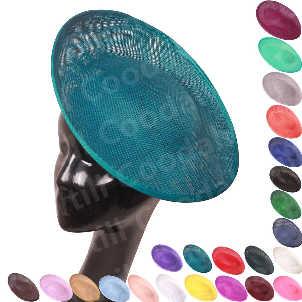 30CM Fascinator Base Make For Women Wedding Fascinator Hat DIY Hair Accessories Ladies Derby Headpiece Bride Millinery Caps