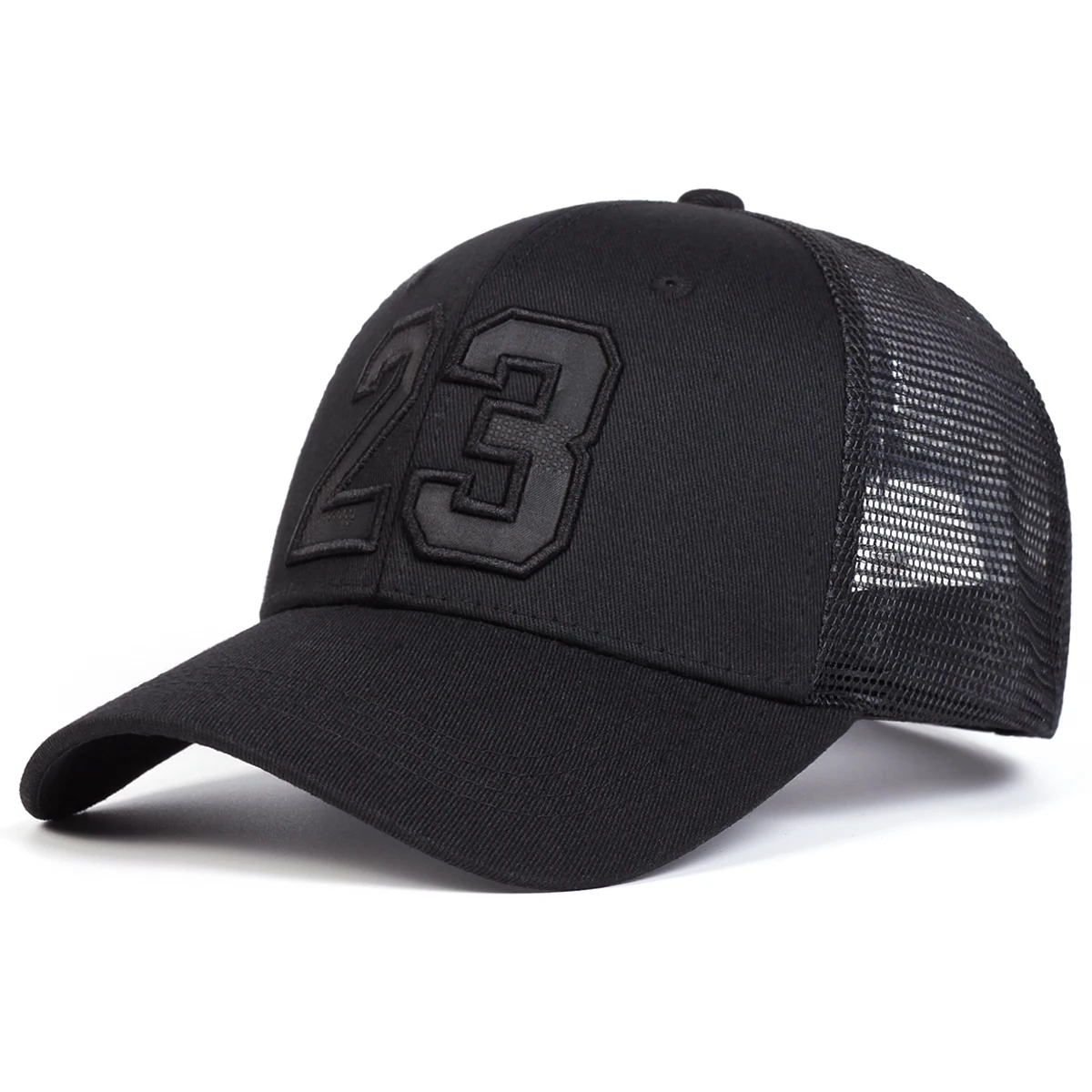 Unisex 23 Embroidery Baseball Net Caps Hip Hop Cap Spring Summer Outdoor Adjustable Casual Hats Sunscreen Hat 