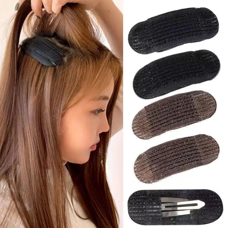 8/4/2PCS Puff Hair Head Cushion Hair Clips Invisible Volume Hair Base Fluffy Sponge Clip Bun DIY Hair Styling Tool for Women