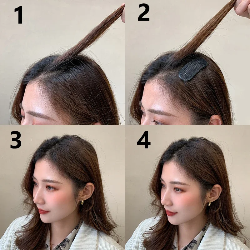 8/4/2PCS Puff Hair Head Cushion Hair Clips Invisible Volume Hair Base Fluffy Sponge Clip Bun DIY Hair Styling Tool for Women