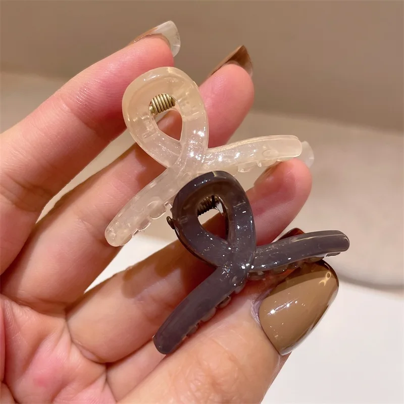 4.5cm Mini Cute Little Catch Clip Half-tie Hair Small Hair Catch Hair Clip Net Red Bangs Side Clip