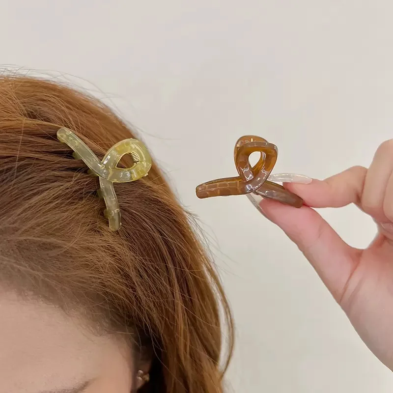 4.5cm Mini Cute Little Catch Clip Half-tie Hair Small Hair Catch Hair Clip Net Red Bangs Side Clip