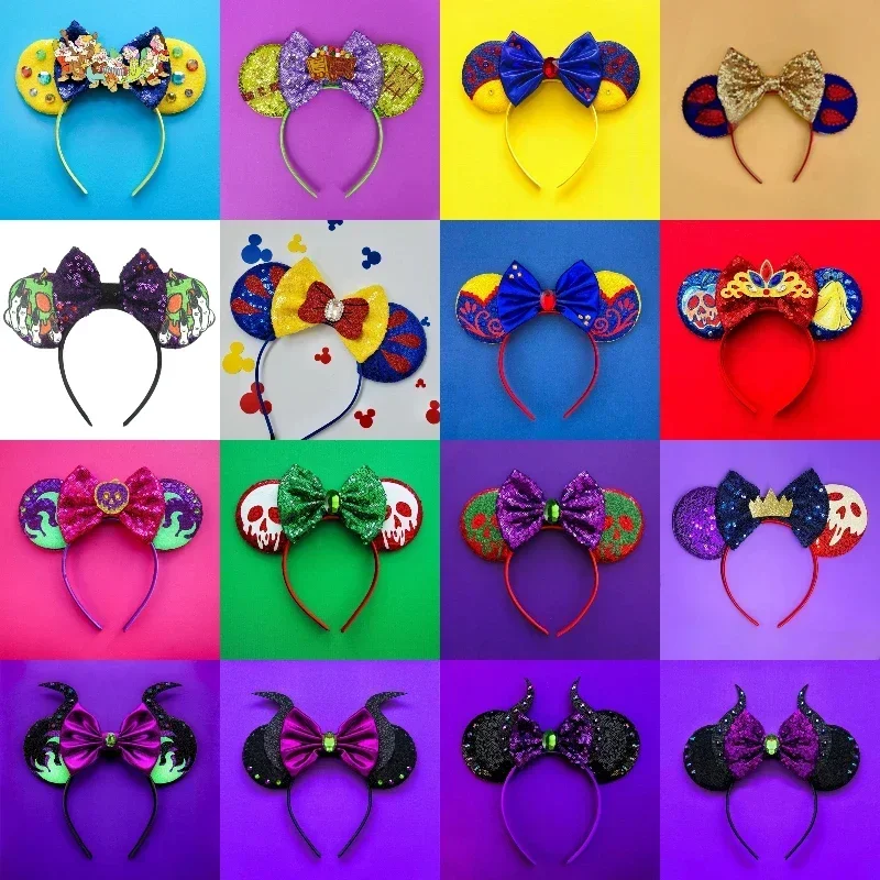 Disney Mary Poppins Hair Accessories Women Handbag Umbrella Ears Headband Girls Fairy Flower Hat Bow Hairband For Kids Festivals