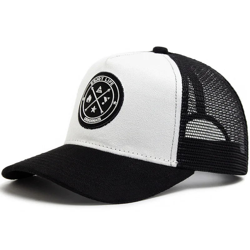 Hot selling high quality Mesh Baseball Cap unisex Fashion Casual Breathable Letter Icon Hip Hop Trucker Cap Outdoor Sport DadHat