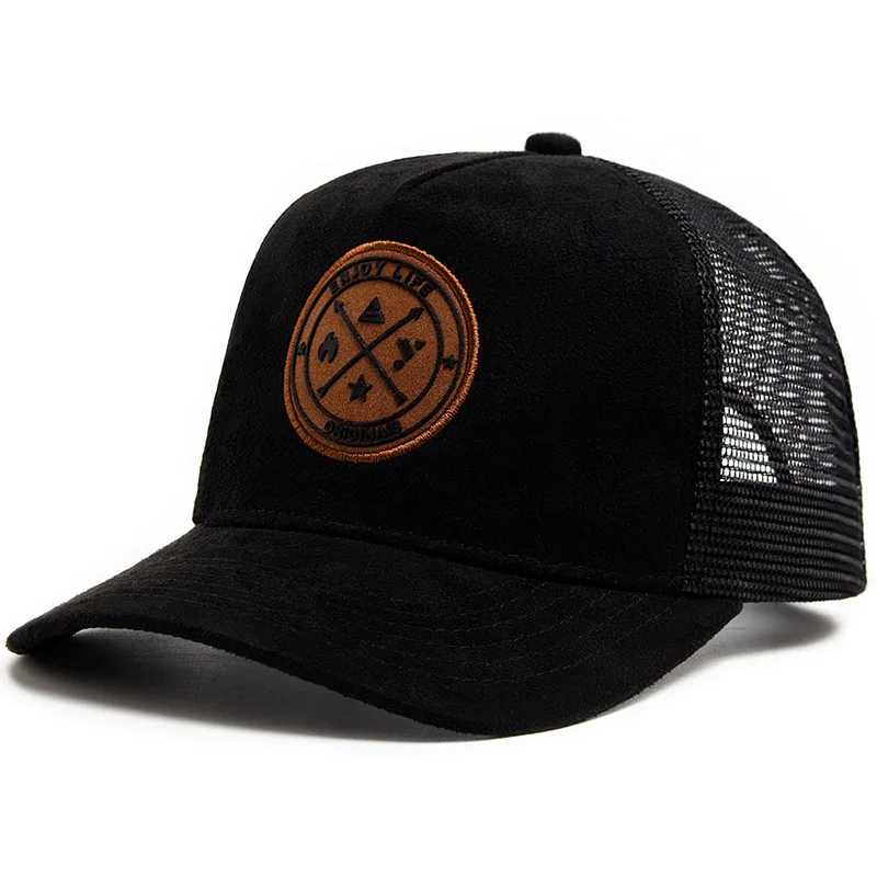 Hot selling high quality Mesh Baseball Cap unisex Fashion Casual Breathable Letter Icon Hip Hop Trucker Cap Outdoor Sport DadHat