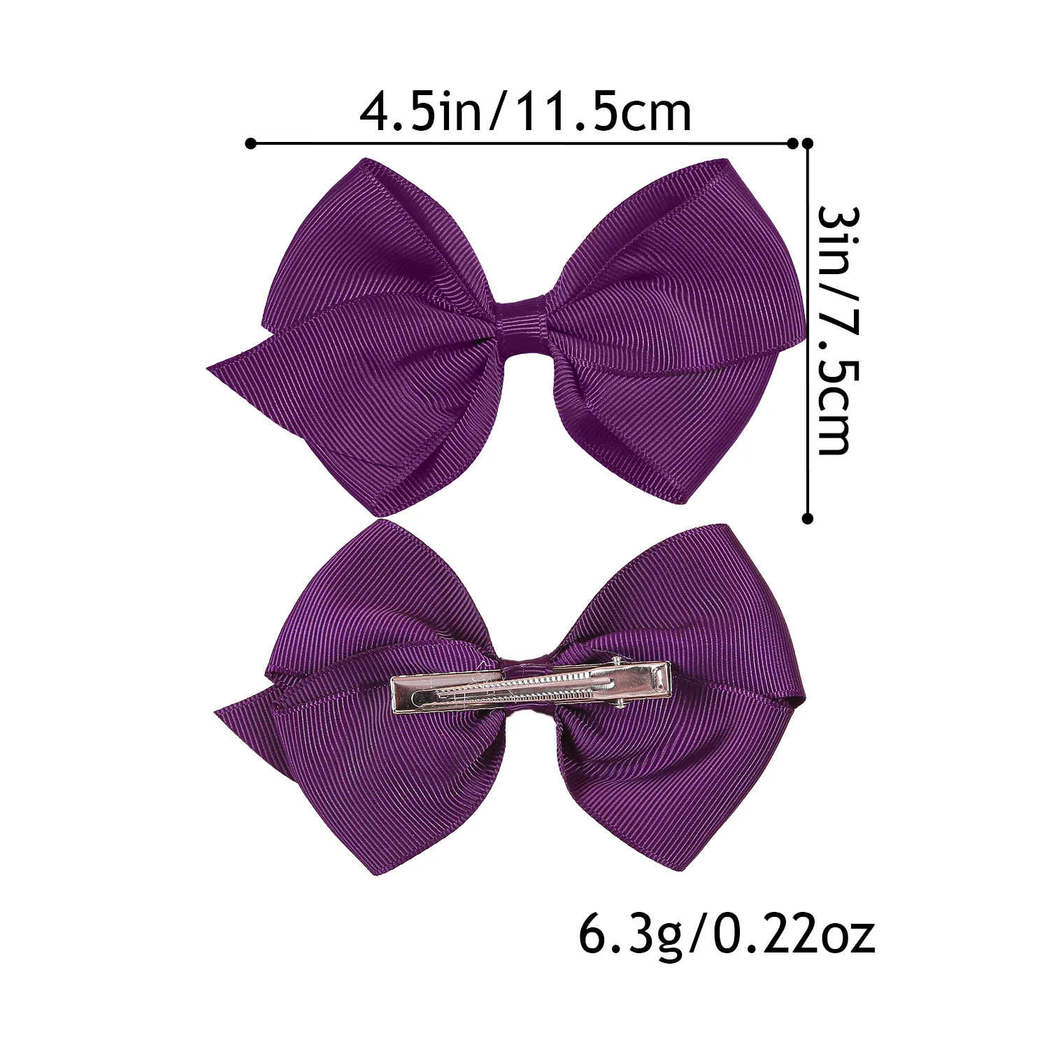 5pcs Cute Grosgrain Ribbon Hair Bows Clips for Girls Cute Hair Clips 30 Colors Hair Bows Barrettes Clips Kids Hair Accessories