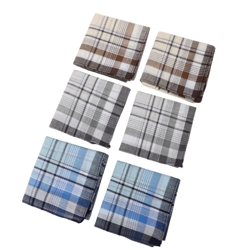 12-Pack Pure Cotton Soft and Comfortable Handkerchiefs, Unisex Handkerchiefs, Wedding Season Gifts, Pocket Towels