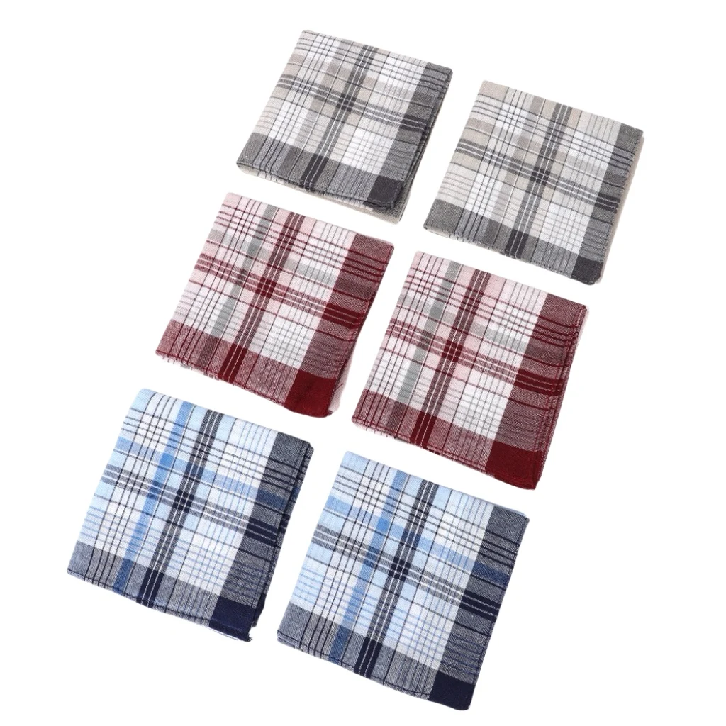 12-Pack Pure Cotton Soft and Comfortable Handkerchiefs, Unisex Handkerchiefs, Wedding Season Gifts, Pocket Towels