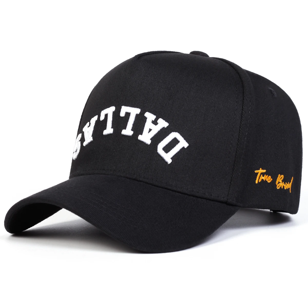 Unisex DALLAS Letter Embroidery Baseball Caps Spring and Autumn Outdoor Adjustable Casual Hats Hip Hop Hat Sunscreen Hat