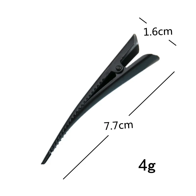 1PC Simple and New Style Eagle-beak-shaped Brushed Metal Hair Clip, Duckbill Clip, Single-bar Clip, Bangs Clip, Hair Ornament