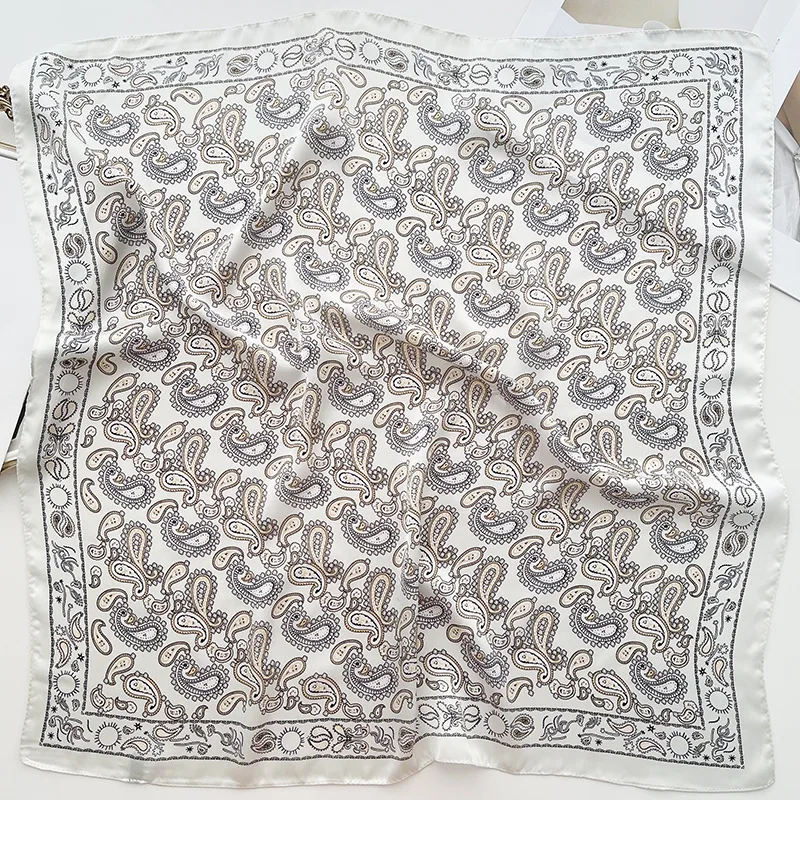 Head Scarf For Women Luxury Square Scarf Bandanna Spring/Summer Headband Hair Scarf Soft Stain Neckerchief For Dress Up You Look