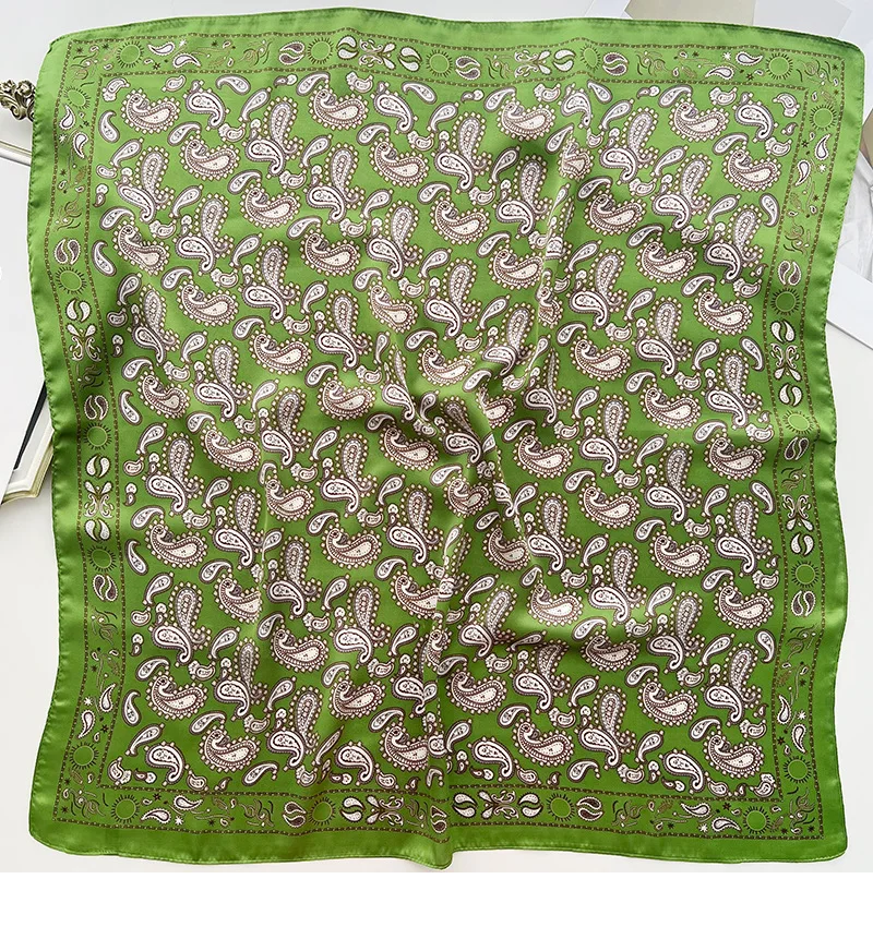 Head Scarf For Women Luxury Square Scarf Bandanna Spring/Summer Headband Hair Scarf Soft Stain Neckerchief For Dress Up You Look