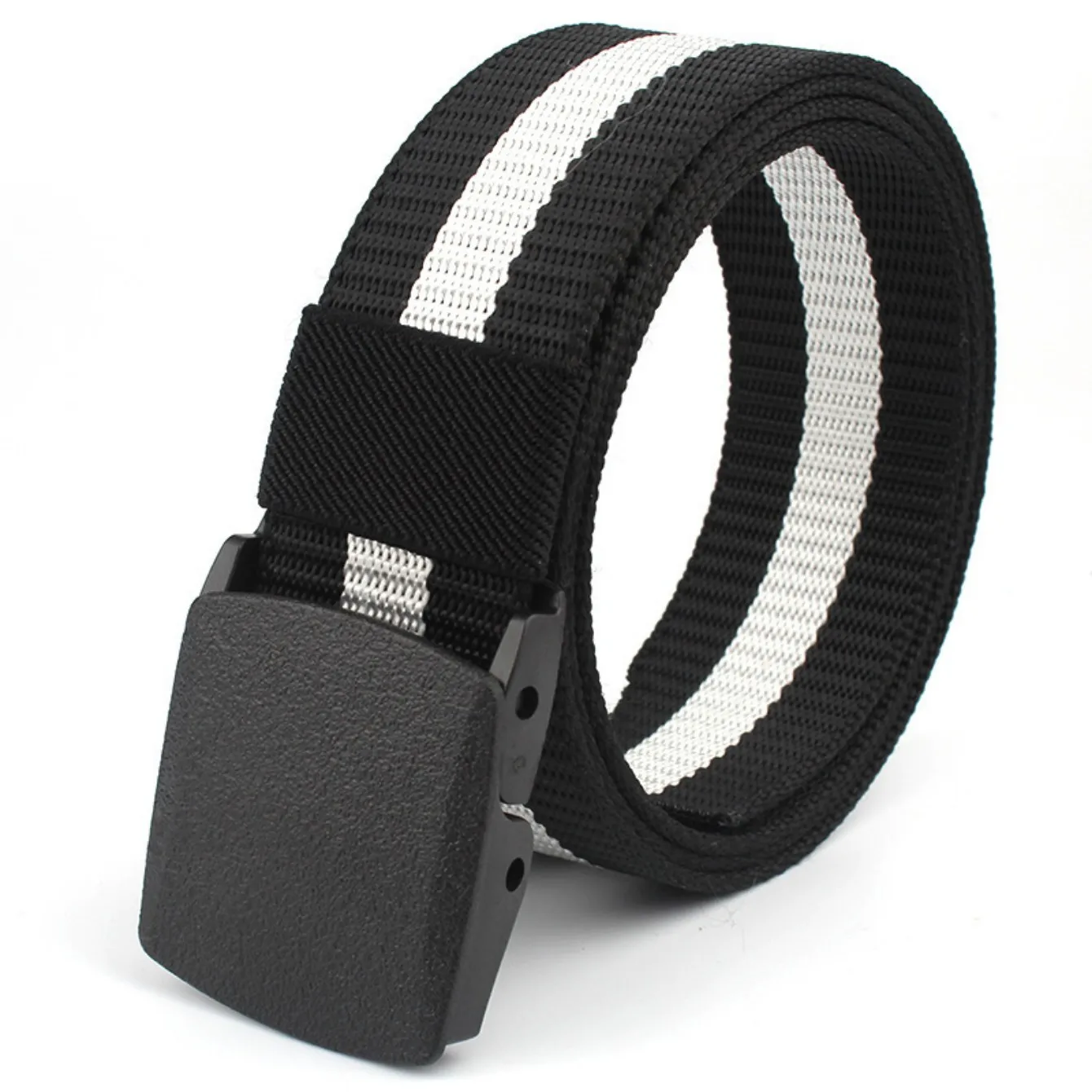 Men's Tactical Military Outdoor Combat Nylon Canvas Belt Buckle Strap Waistband