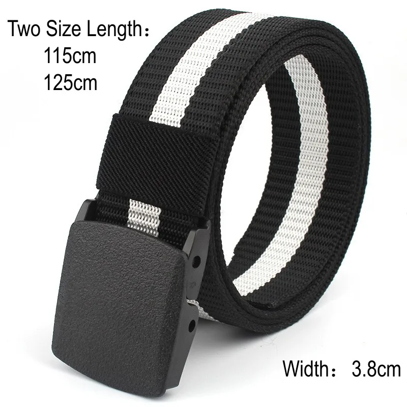 Men's Tactical Military Outdoor Combat Nylon Canvas Belt Buckle Strap Waistband
