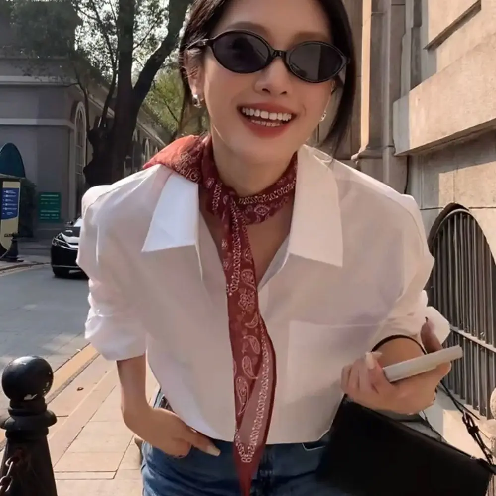New Fashion Cashew Nut Silk Scarf Thin Bib Sunscreen Neckerchief Decoration High End Neck Clavicle Protection Spring Autumn