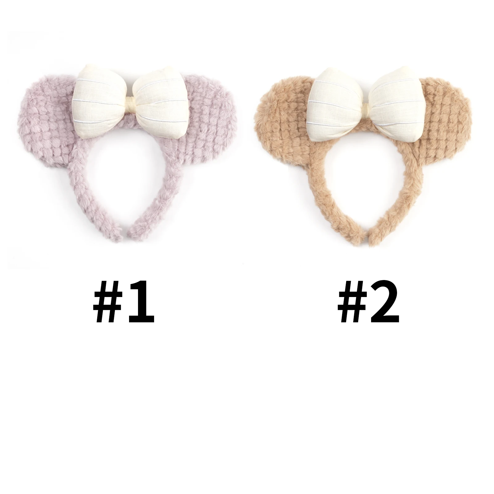 Cute 2026 Mouse Plush Headband Cartoon Face Wash Headwear Cosplay DIY Decoration Christmas Party Cloth Hair Band Adult/Children