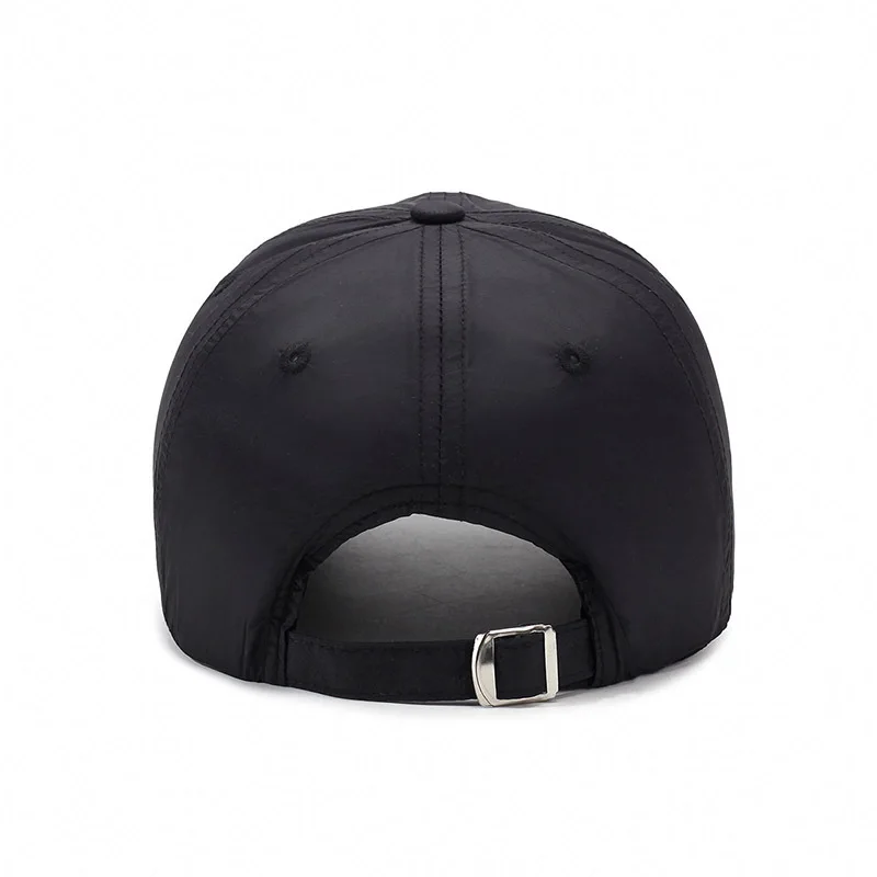 Waterproof Breathable Baseball Cap Solid Color Summer Sports Golf Sun Hat Unisex Casual Dad Hats For Women & Men