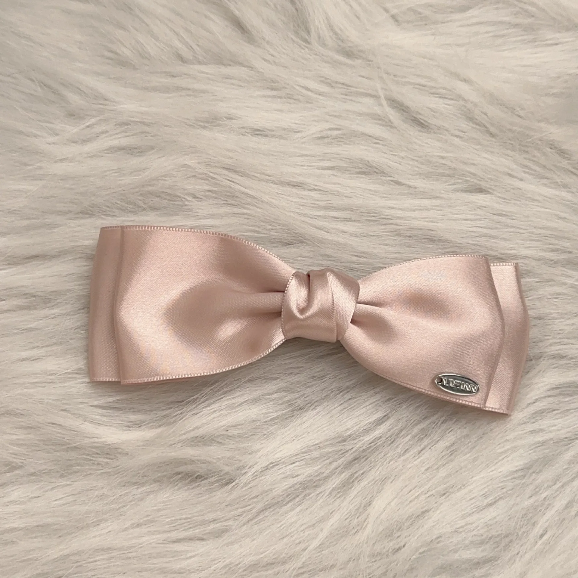 Women's Hair Clip Sweet Style French Double Bow Spring Clip Sweet Hair Stereo Clip Kawaii Hair Accessories Bow Clip Hair Band