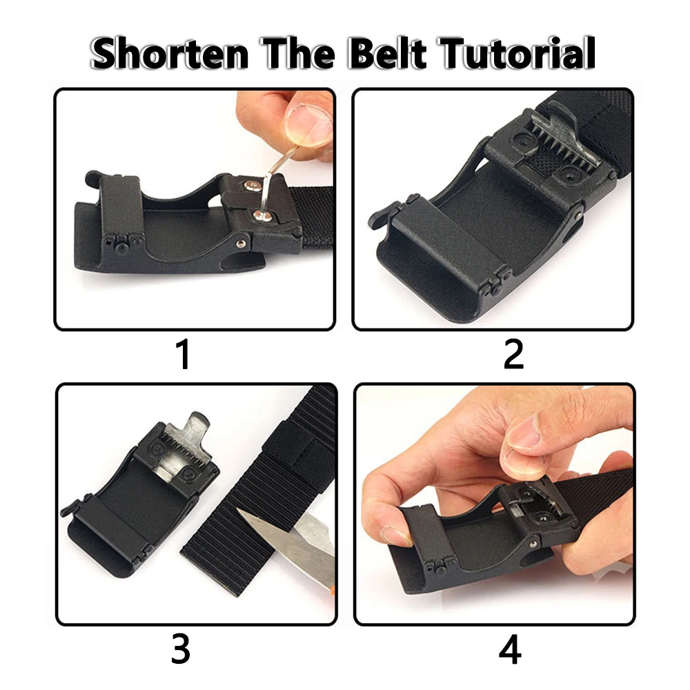 TUSHI New Military Belt for Men Sturdy Nylon Metal Automatic Buckle Police Duty Belt Tactical Outdoor Girdle IPSC Accessories