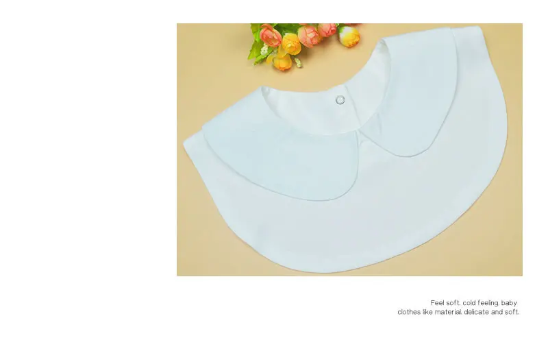 1/2Pcs Lady's Fake Collar Half Shirt Blouse Detachable Dickey False Collar Cute Lapel Round Collar for Women