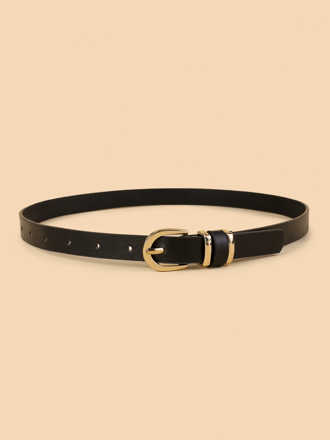 Hot Selling Korean Style Student Fine Jeans dress Belt Pin Buckle PU Belt Decoration