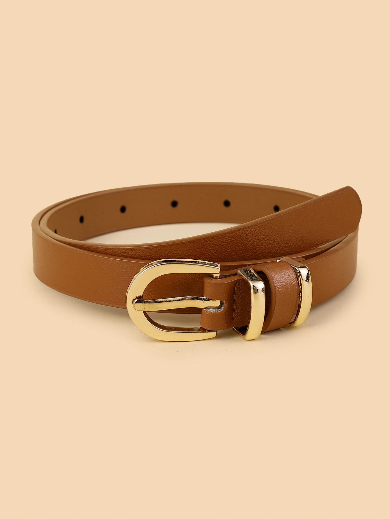 Hot Selling Korean Style Student Fine Jeans dress Belt Pin Buckle PU Belt Decoration