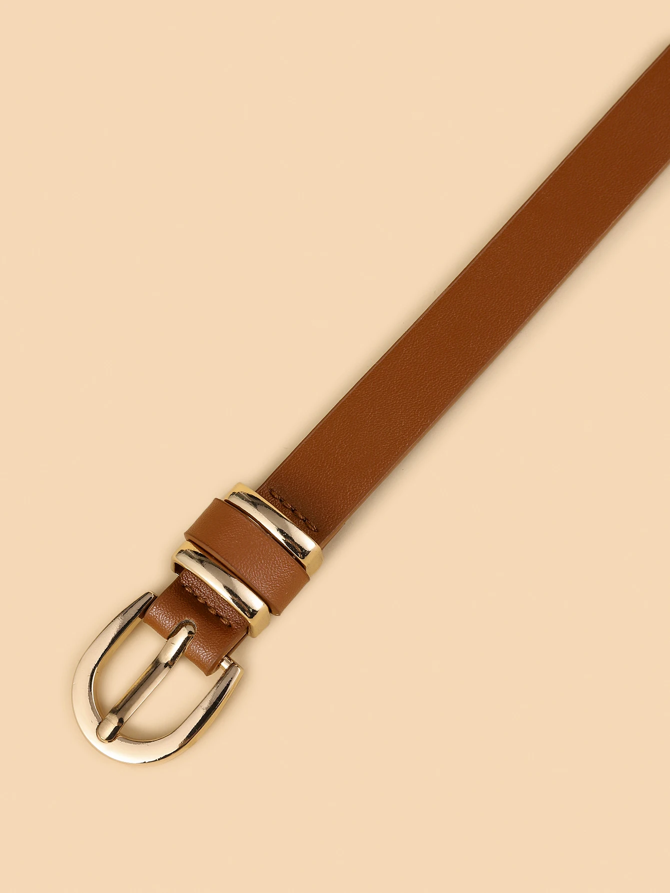 Hot Selling Korean Style Student Fine Jeans dress Belt Pin Buckle PU Belt Decoration