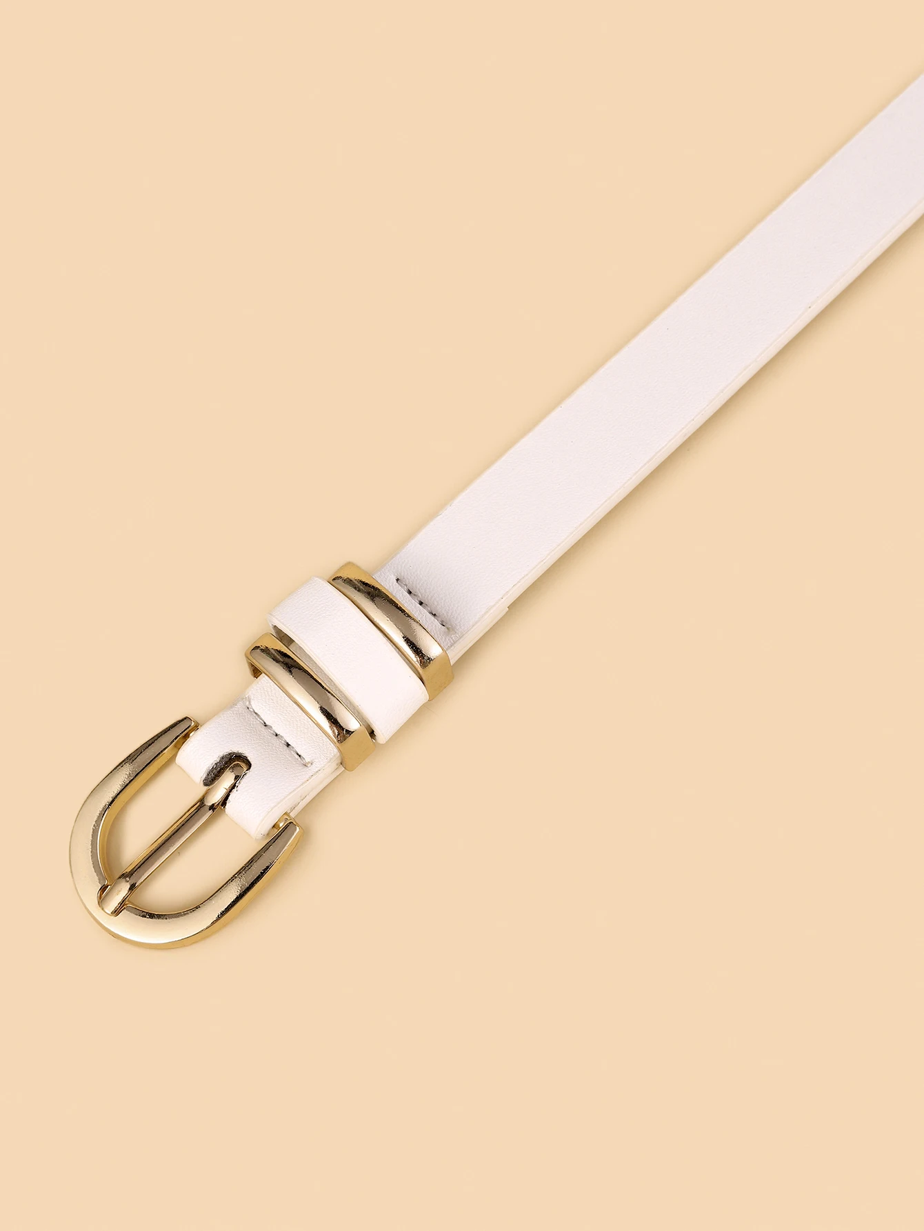 Hot Selling Korean Style Student Fine Jeans dress Belt Pin Buckle PU Belt Decoration