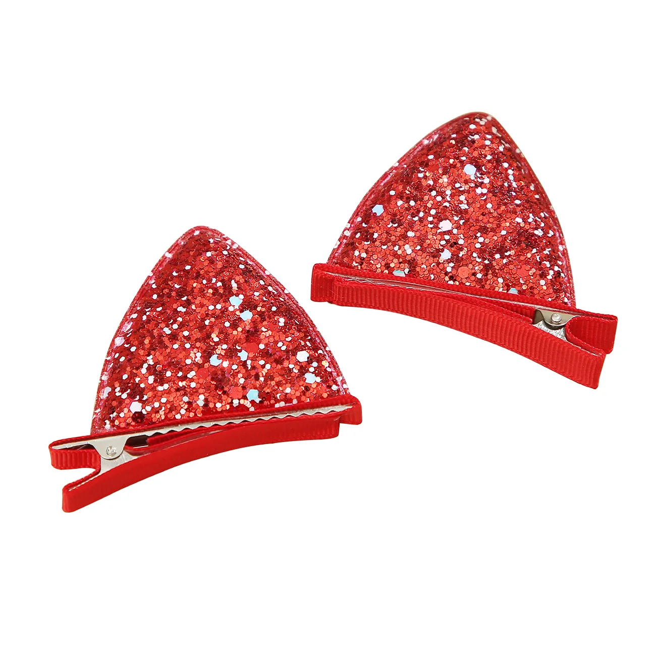 New Candy Colour Girls Hair Clips Cute Hundred Princess Cat Ears Duckbill Clip Cartoon Barrettes Headdress Hair Accessories
