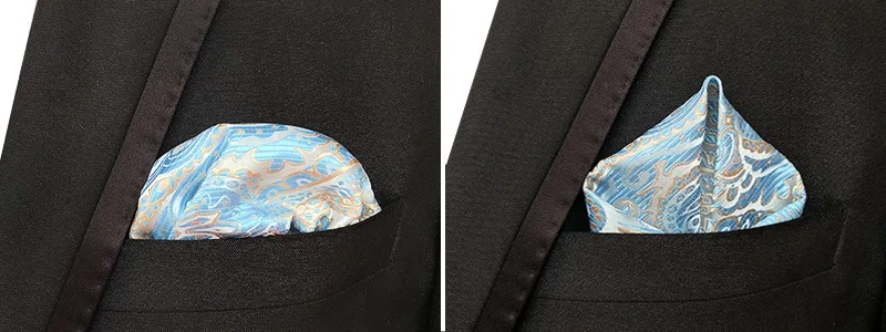 46 Colors Men's Handkerchief Floral Paisley Dot Hankies Hanky Business Pocket Square Chest Towel 25*25CM