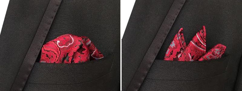 46 Colors Men's Handkerchief Floral Paisley Dot Hankies Hanky Business Pocket Square Chest Towel 25*25CM