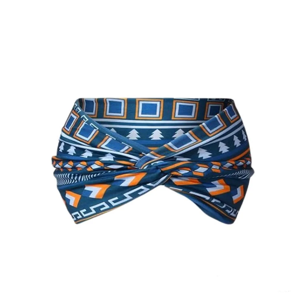 Widening High Strength Bohemian Yoga Sports Headband African Style Headband